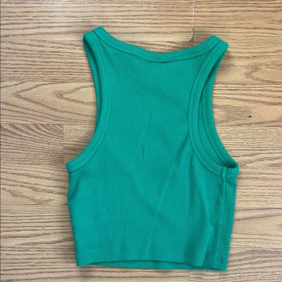 H&M Emerald Ribbed Top - Picture 3 of 4